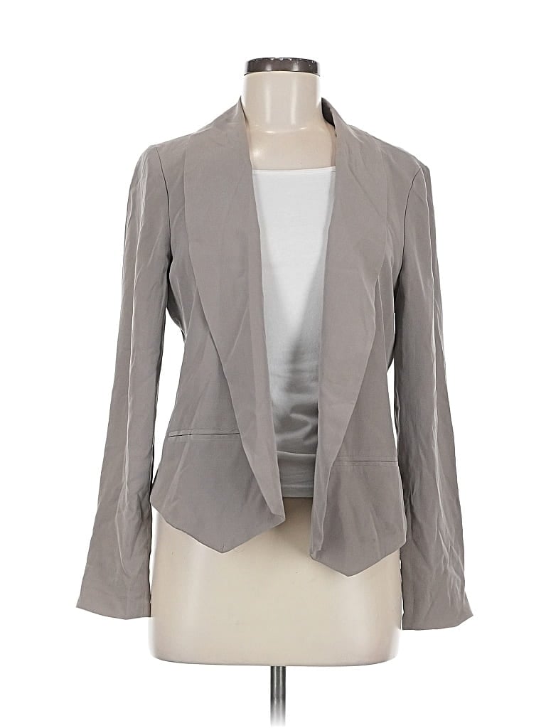 Pre-owned Cynthia Rowley Tjx Blazer Jacket In Gray