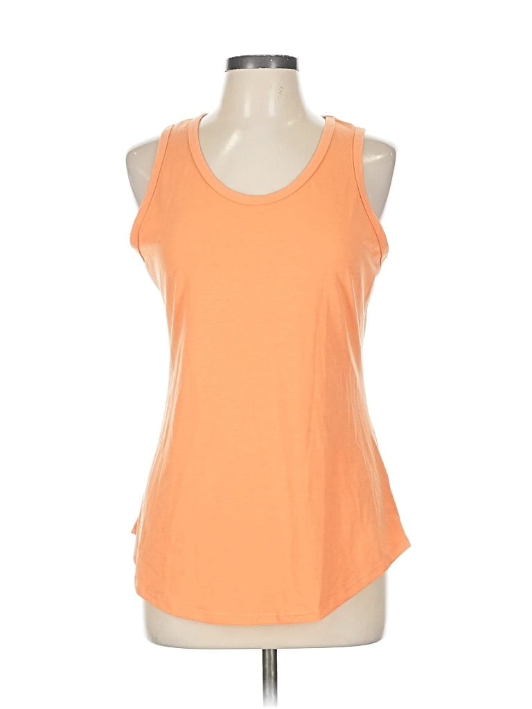 Pre-owned Lularoe Tank Top Orange Halter Neckline Tops