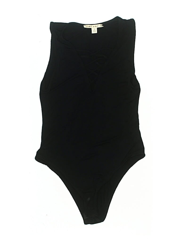Pre-owned Miami Bodysuit In Black