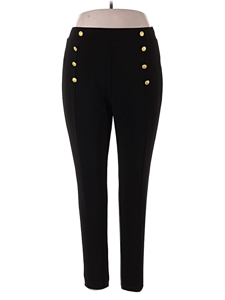 Pre-owned Shein Curve Dress Pants In Black