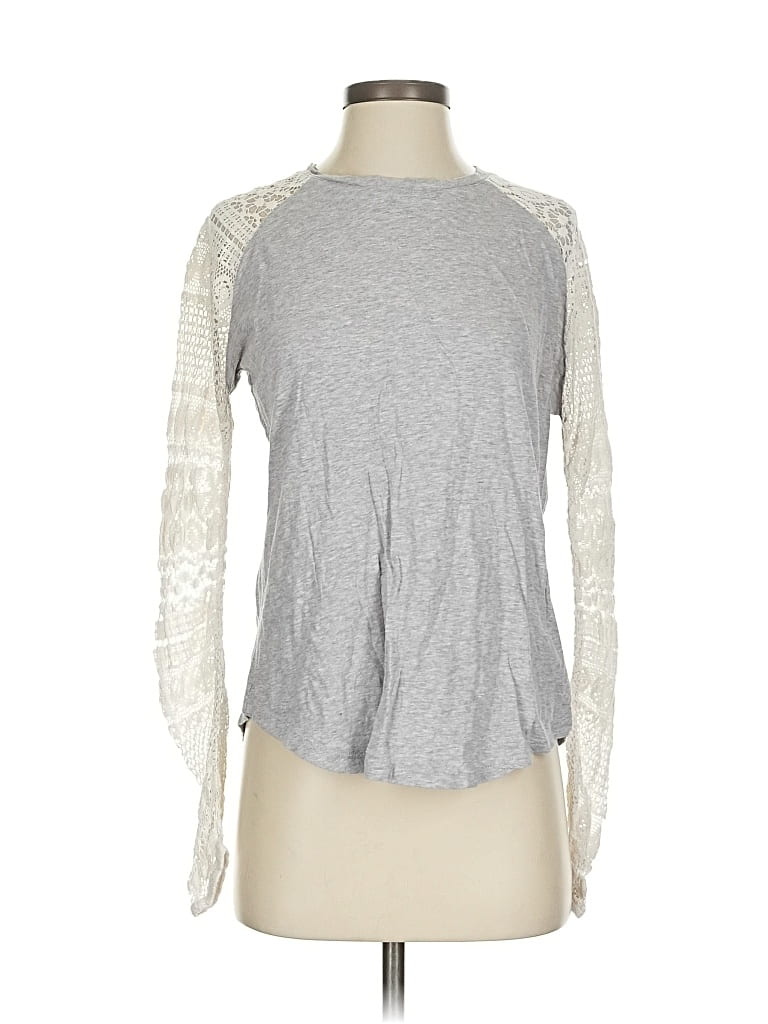 Pre-owned G.h. Bass & Co. 3/4 Sleeve T-shirt In Silver