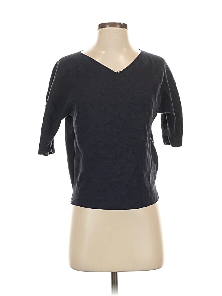 Pre-owned Uniqlo 3/4 Sleeve T-shirt In Gray