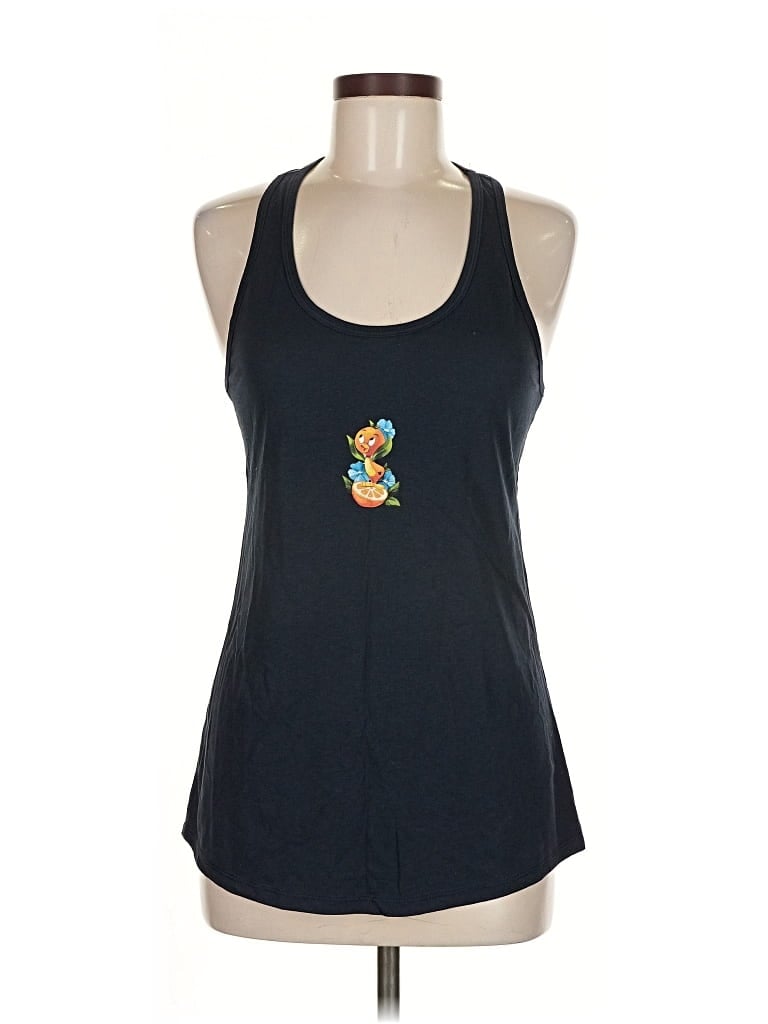 Pre-owned Ideal T Tank Top Blue Halter Neckline Tops