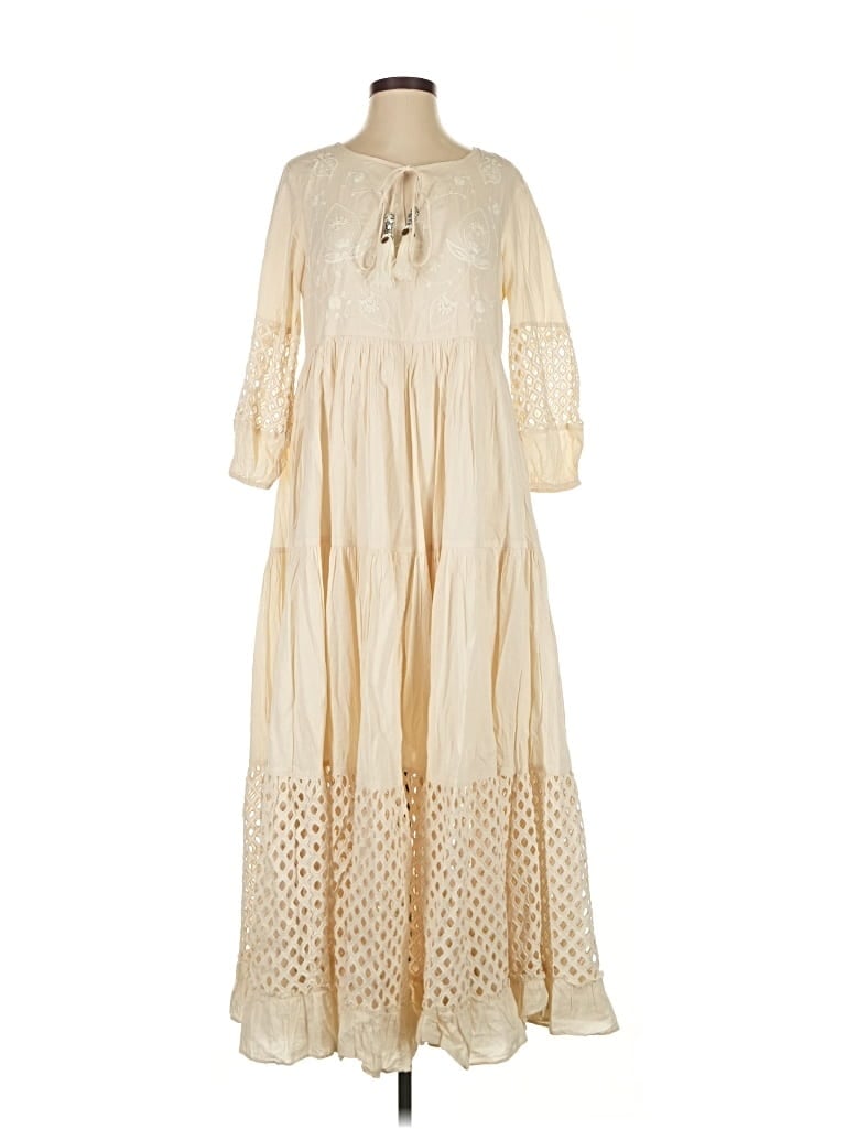 Pre-owned Soft Surroundings Casual Dress In White