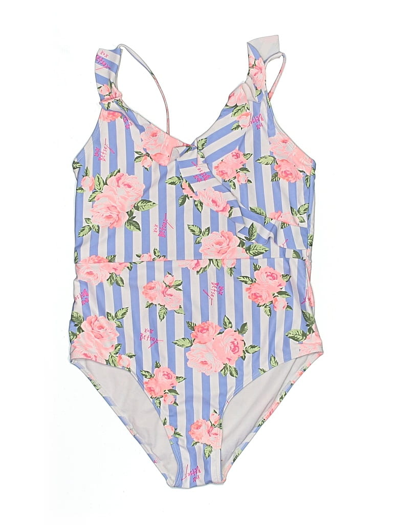 Pre-owned Betsey Johnson One Piece Swimsuit In Blue
