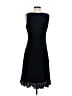 Together 100% Rayon Solid Black Cocktail Dress Size 4 - photo 2