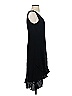 Together 100% Rayon Solid Black Cocktail Dress Size 4 - photo 4