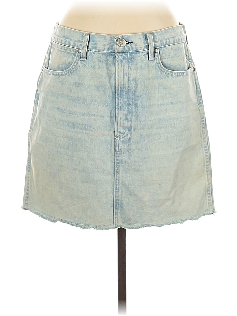 Pre-owned Rag & Bone Denim Skirt In Blue