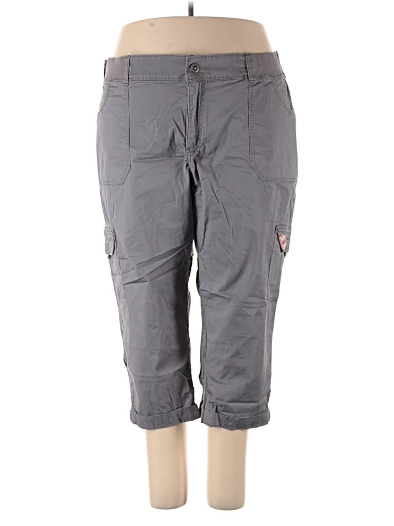 Pre-owned Lee Cargo Pants In Gray