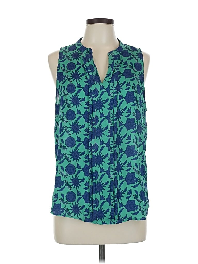 Pre-owned 41hawthorn Sleeveless Blouse In Blue