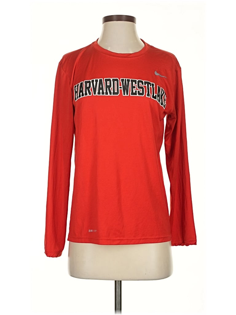 Pre-owned Nike Long Sleeve T-shirt In Red