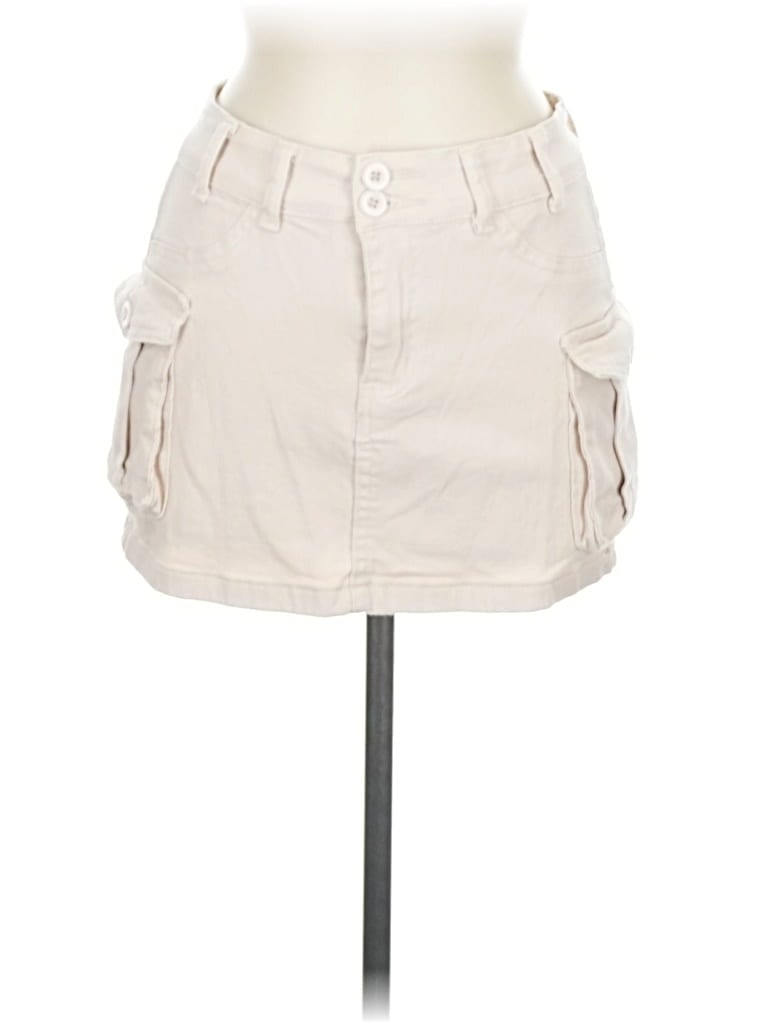 Pre-owned Unbranded Casual Skirt In White