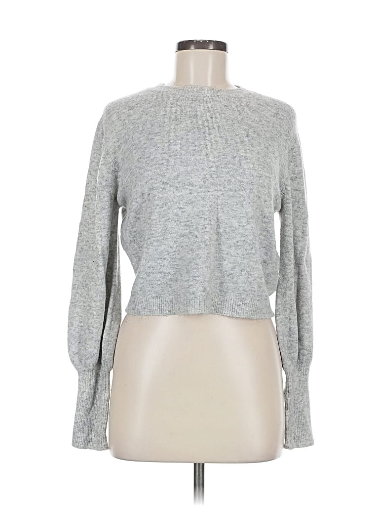 Pre-owned Olivaceous Pullover Sweater In Gray