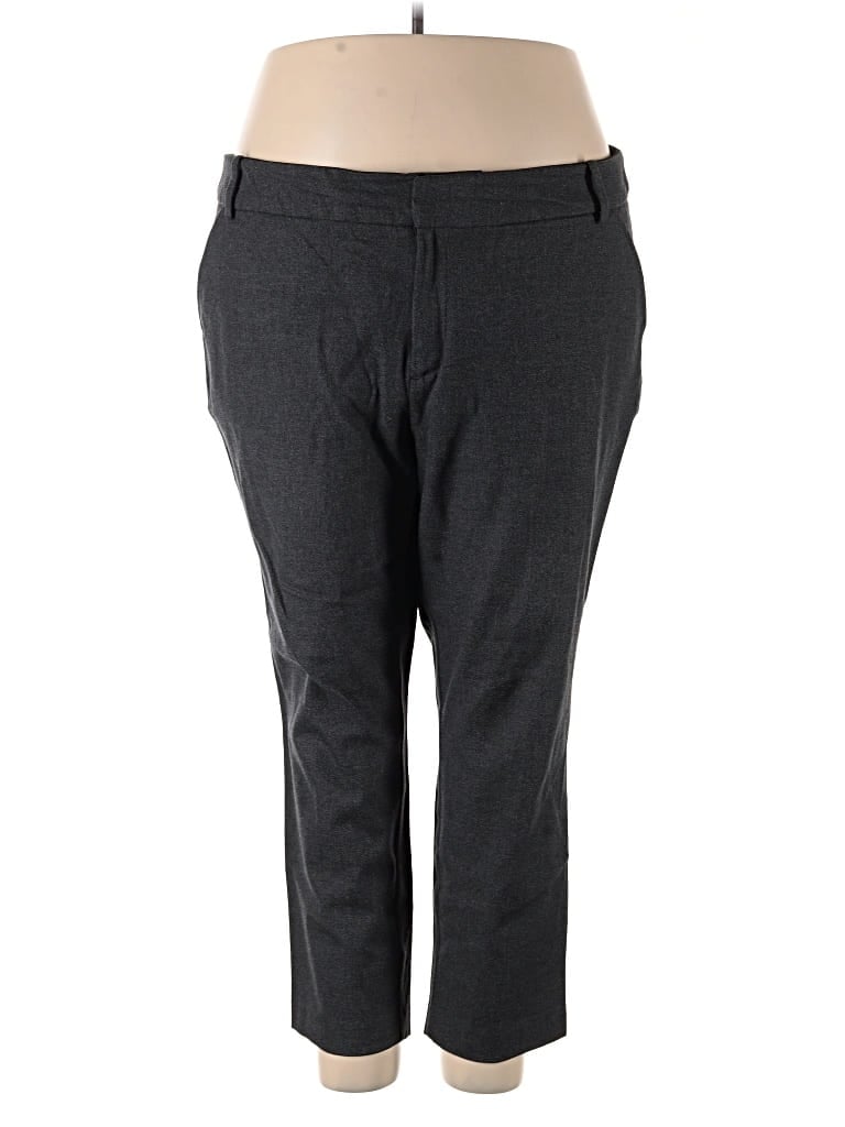 Pre-owned Ava & Viv Dress Pants In Gray