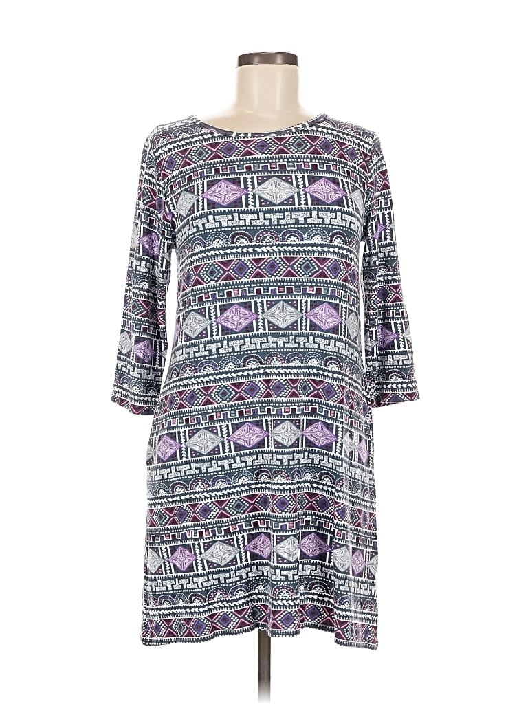 Pre-owned Loveappella Casual Dress In Gray