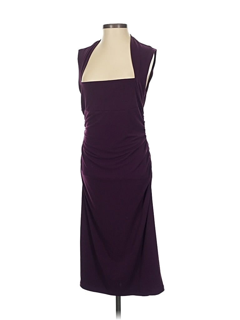 Pre-owned Moda International Cocktail Dress In Purple