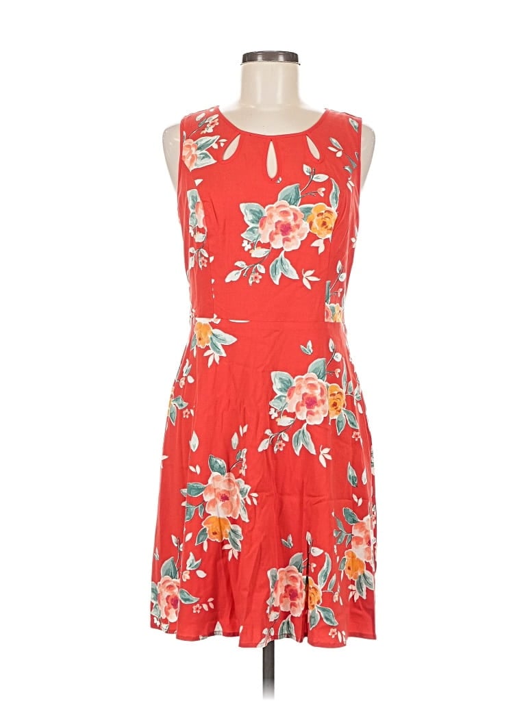 Pre-owned Market & Spruce Casual Dress In Red