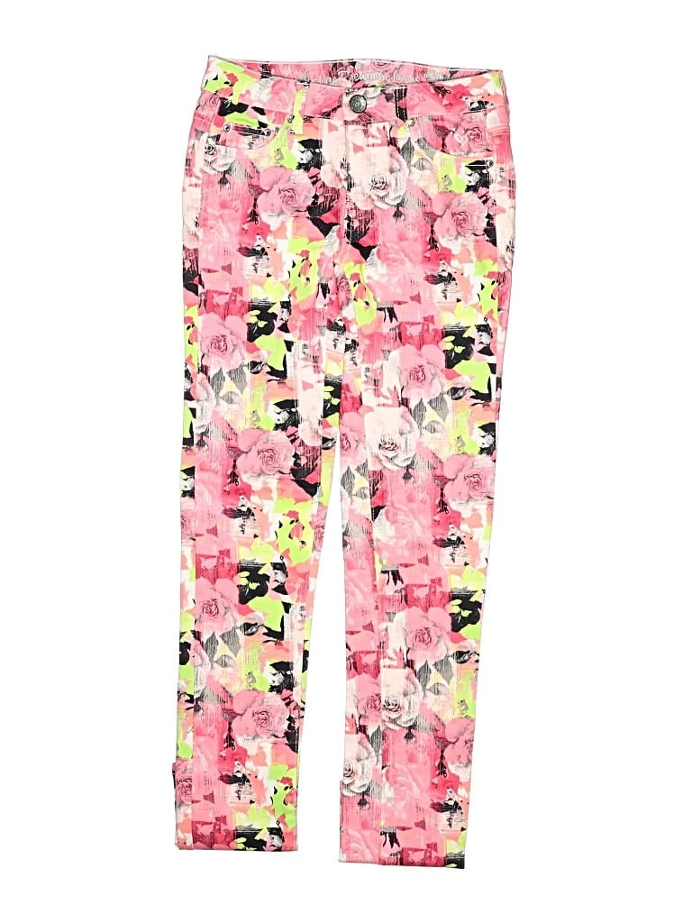 Pre-owned Justice Kids' Casual Pants In Pink