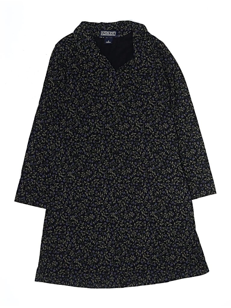 Pre-owned Lands' End Kids' Dress In Black