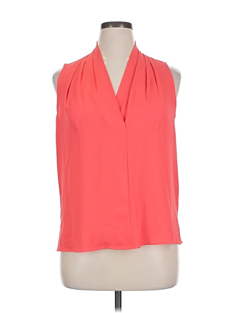 Pre-owned Anne Klein Sleeveless Blouse In Orange
