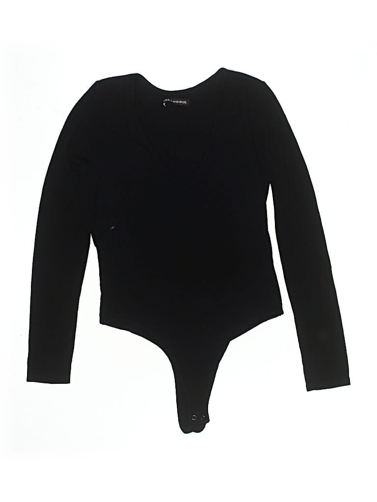 Pre-owned Naked Wardrobe Bodysuit In Black