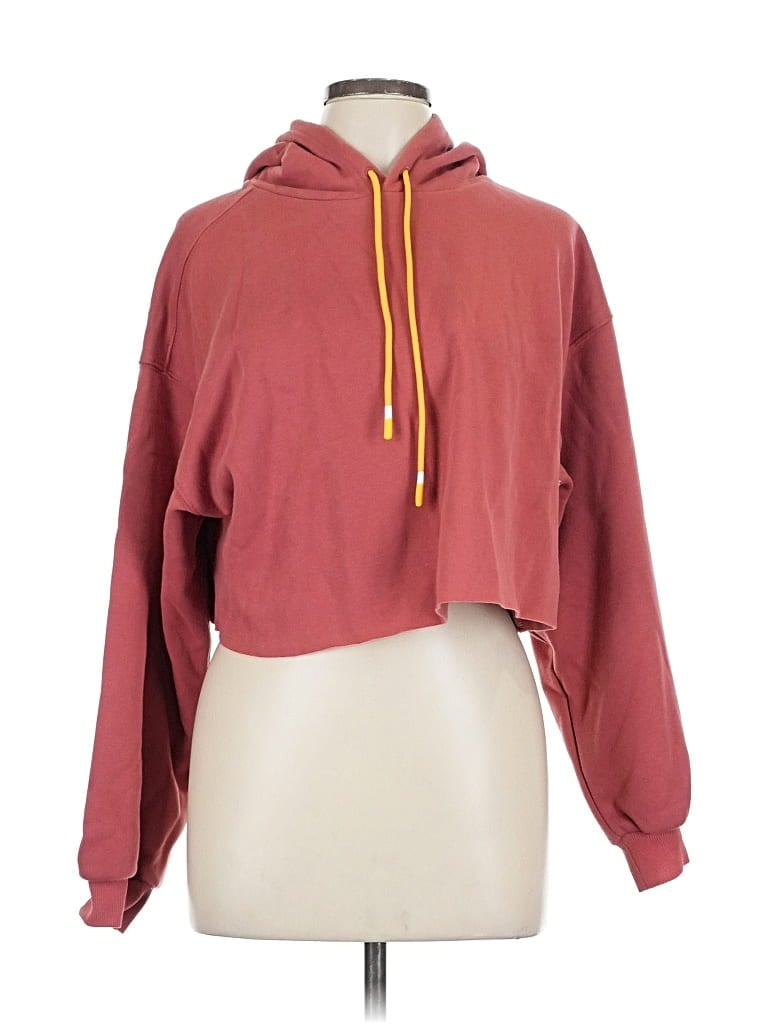 Pre-owned Fabletics Sweatshirt In Burgundy