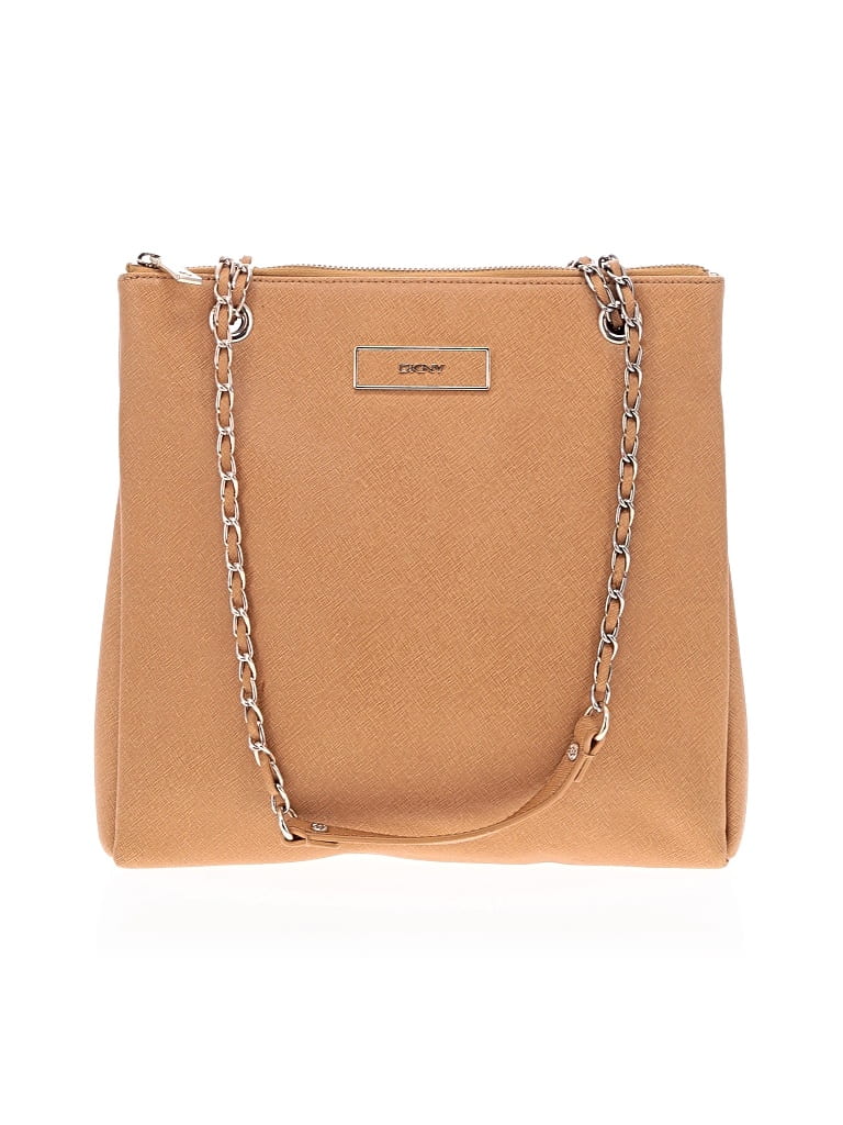 Pre-owned Dkny Shoulder Bag In Brown