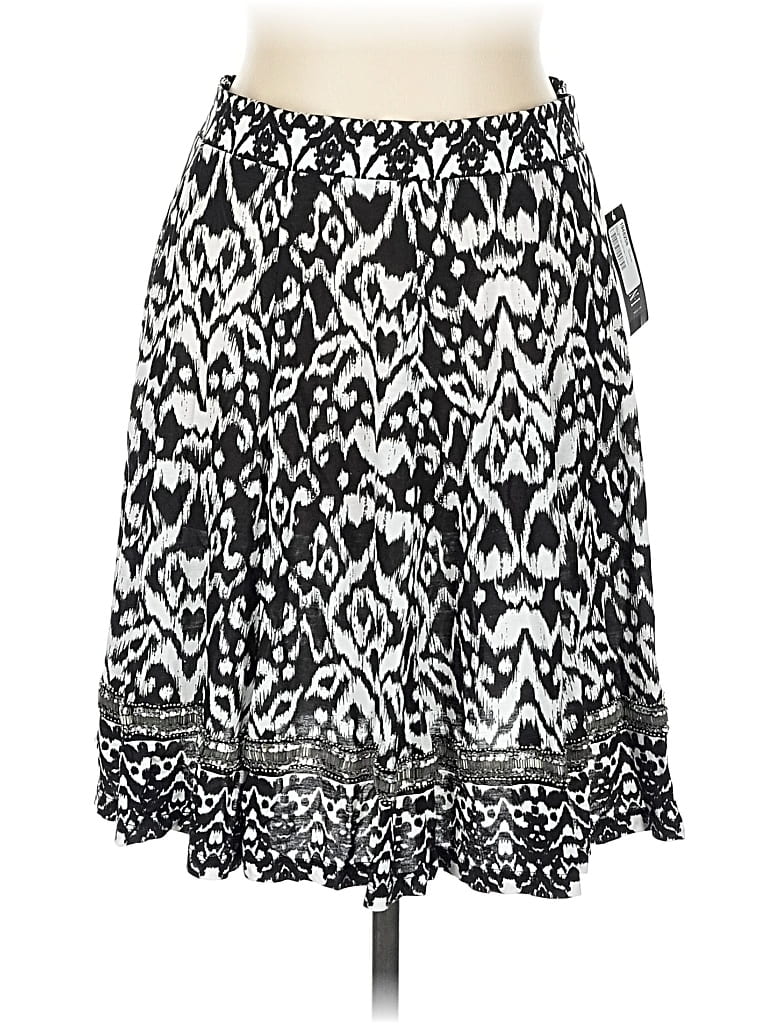 Pre-owned Inc International Concepts Casual Skirt In Black