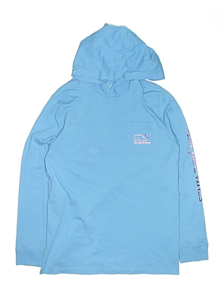 Pre-owned Vineyard Vines Kids' Long Sleeve T-shirt In Blue