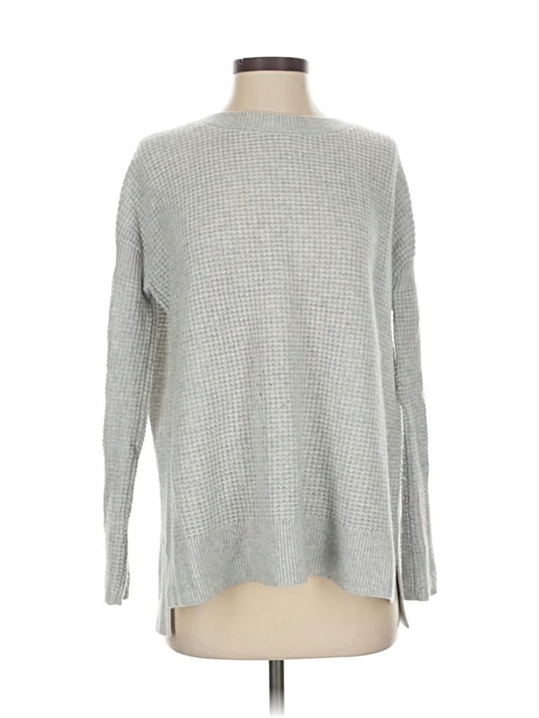 Pre-owned Theory Pullover Sweater In Silver