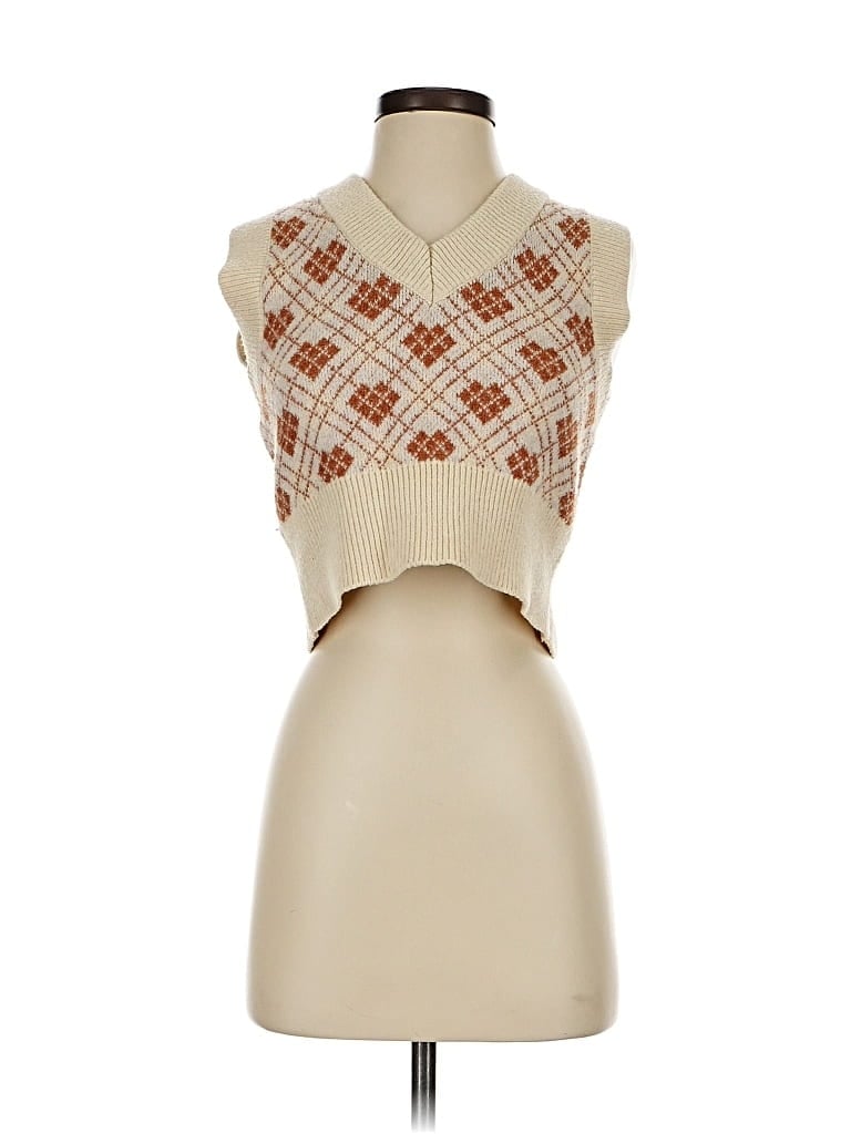 Pre-owned Arizona Jean Company Sweater Vest In Brown