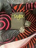 Taylor Print Burgundy Cocktail Dress Size 4 - photo 6