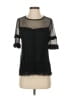 Maurices 100% Polyester Black Short Sleeve Blouse Size XS - photo 1