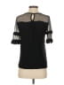Maurices 100% Polyester Black Short Sleeve Blouse Size XS - photo 2