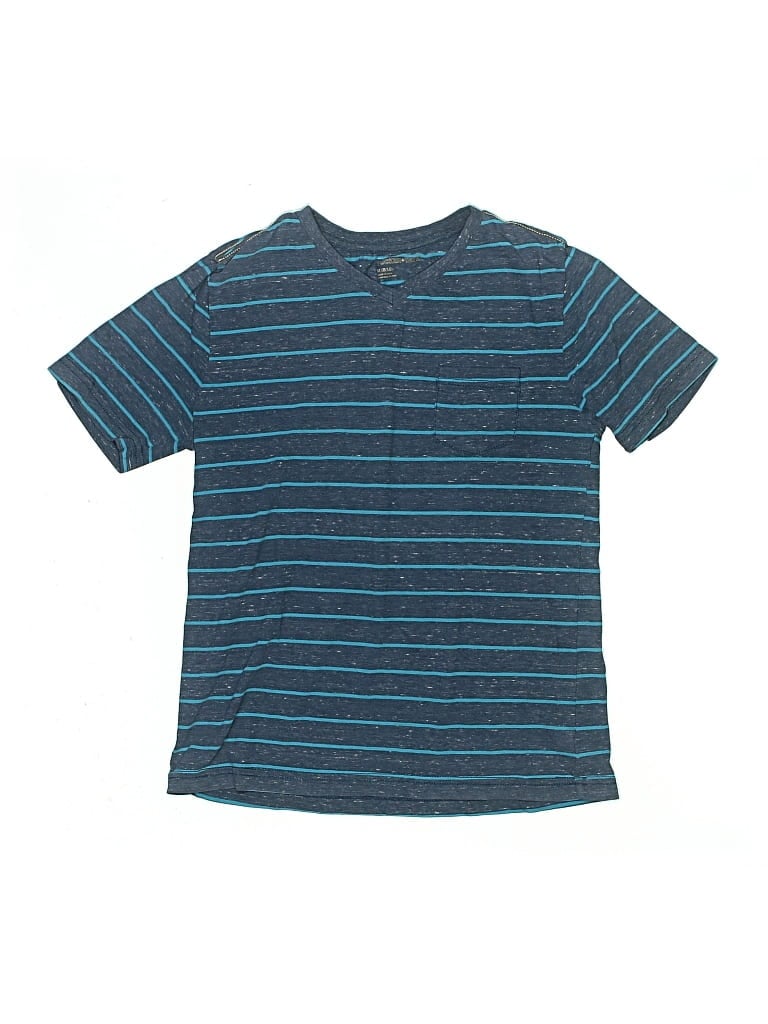 Pre-owned Tucker + Tate Kids' Short Sleeve Henley Shirt In Blue