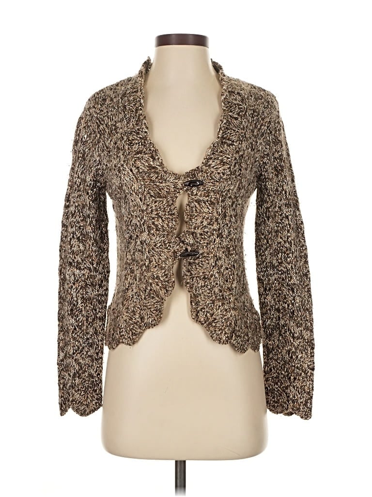 Pre-owned Charter Club Cardigan Sweater In Brown