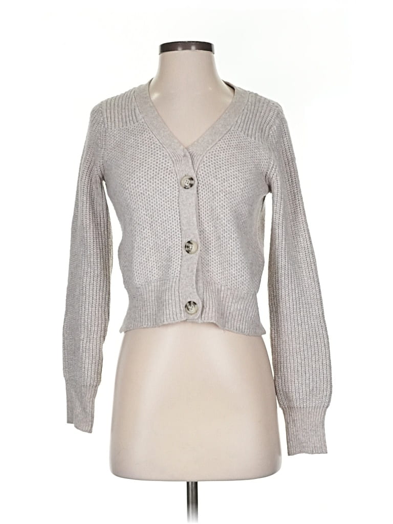 Pre-owned Sincerely Jules Cardigan Sweater In Silver