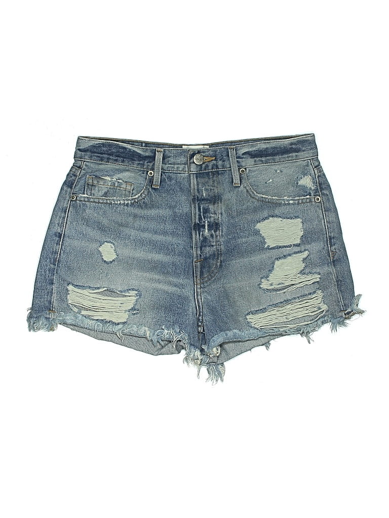 Pre-owned Frame Denim Shorts In Blue