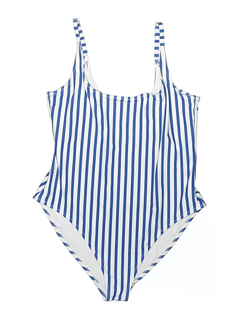 Pre-owned Old Navy One Piece Swimsuit In Blue