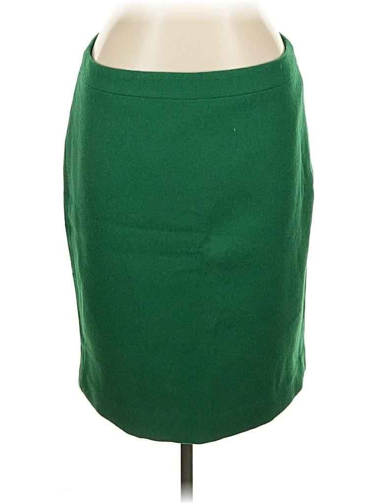 Pre-owned J.crew Factory Store Formal Skirt In Green