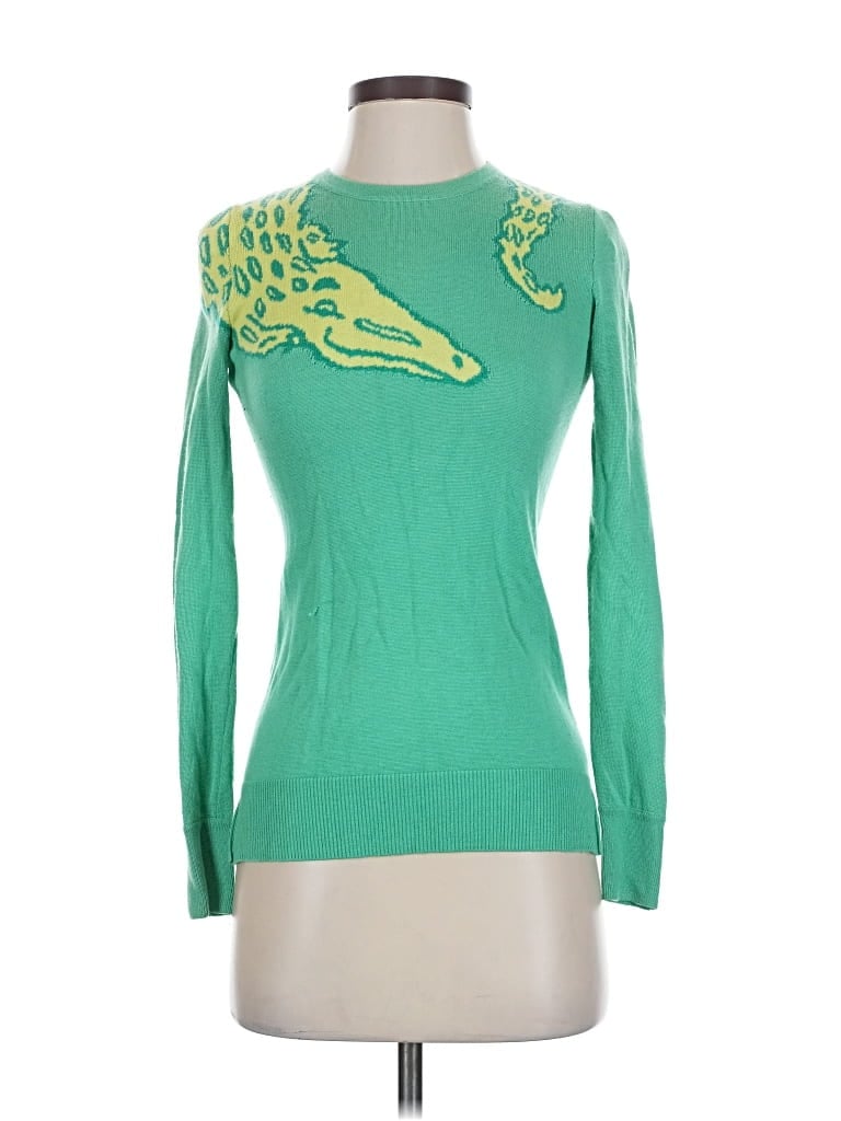Pre-owned Lilly Pulitzer Pullover Sweater In Green