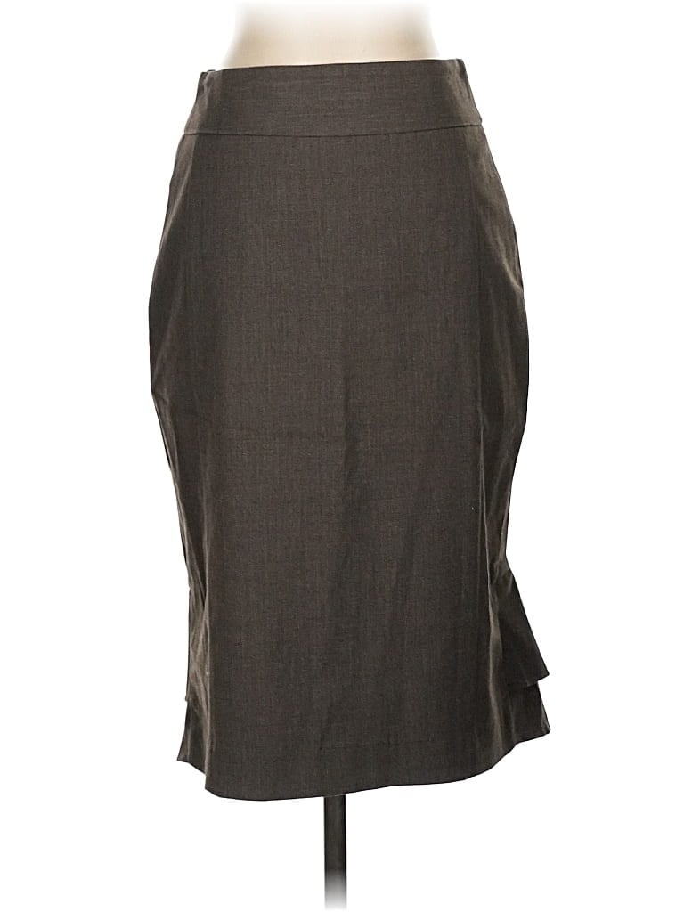 Pre-owned Express Design Studio Formal Skirt In Gray