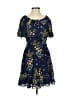 BB Dakota 100% Polyester Floral Blue Cocktail Dress Size 2 - photo 1