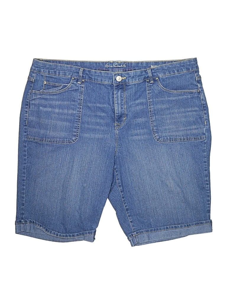 Pre-owned Gloria Vanderbilt Denim Shorts In Blue