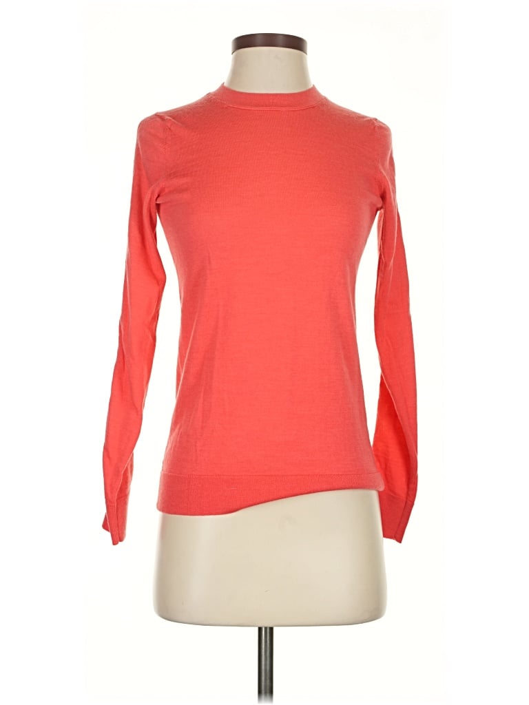 Pre-owned Banana Republic Wool Pullover Sweater In Red