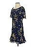 BB Dakota 100% Polyester Floral Blue Cocktail Dress Size 2 - photo 5
