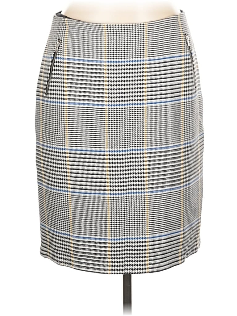 Pre-owned J. Mclaughlin Casual Skirt In Gray