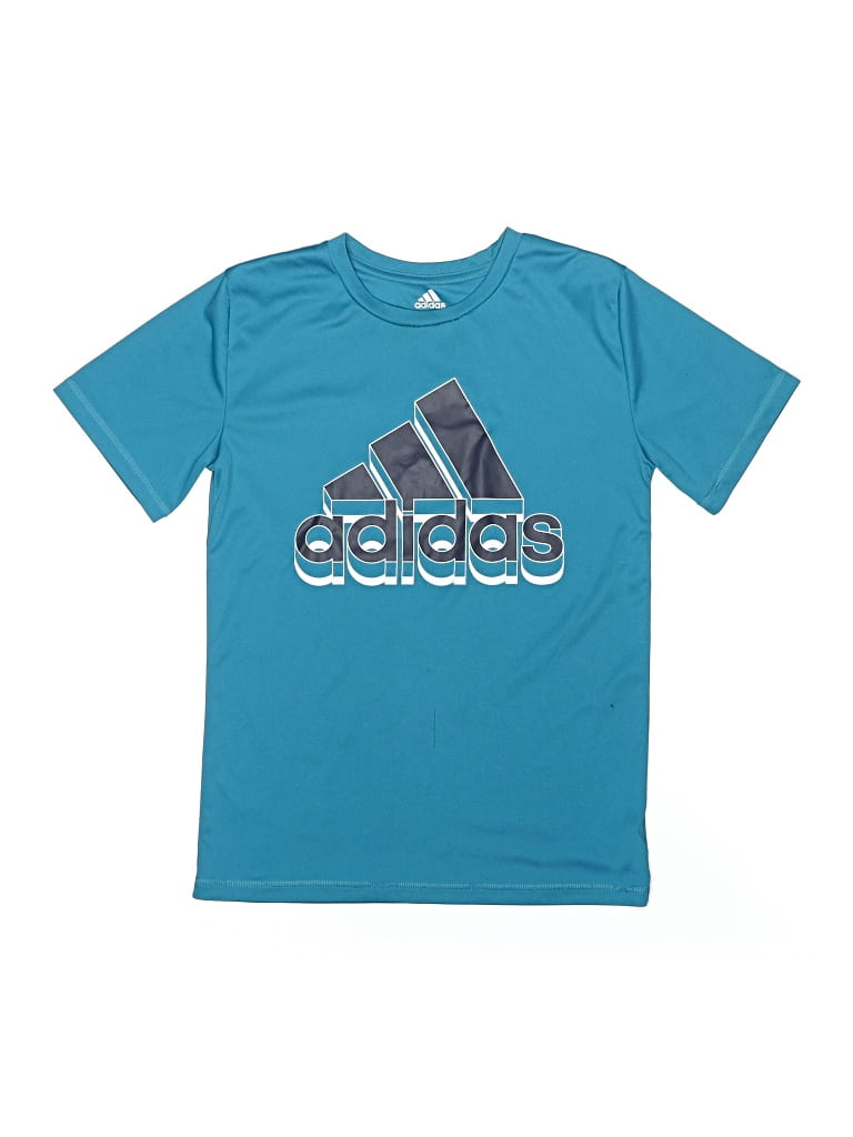 Pre-owned Adidas Originals Kids' Active T-shirt In Blue