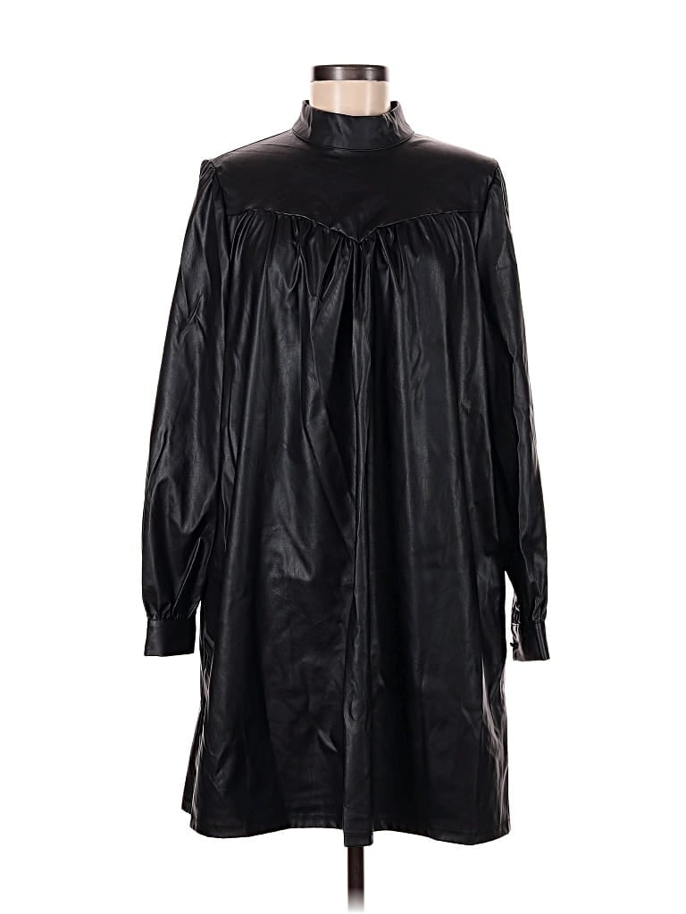 Pre-owned Who What Wear Casual Dress In Black