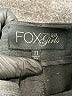 Fox Stripes Black Shorts Size 11 - photo 3